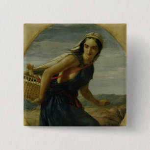 Badge Carré 5 Cm Une mère israélienne, 1857/1860