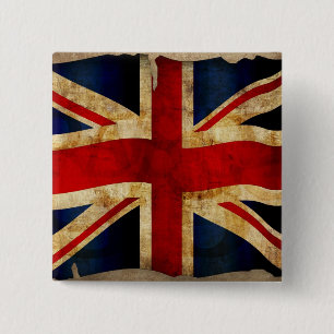 Badge Carré 5 Cm Union Jack