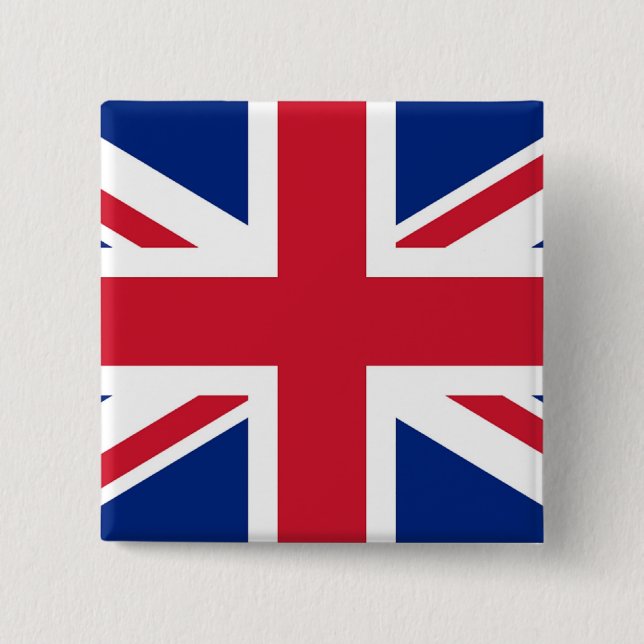 Badge Carré 5 Cm Union Jack - insigne (Devant)