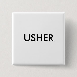 BADGE CARRÉ 5 CM USHER