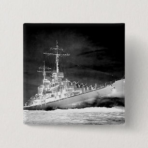 Badge Carré 5 Cm USS Atlanta