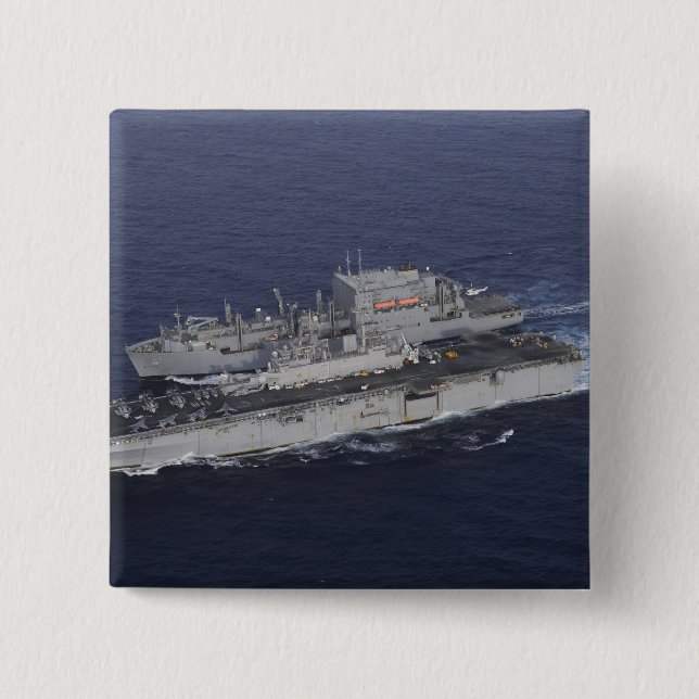 Badge Carré 5 Cm USS Kearsarge (Devant)
