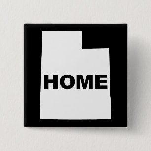 Badge Carré 5 Cm Utah Maison loin de l'État