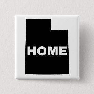 Badge Carré 5 Cm Utah Maison loin de l'État