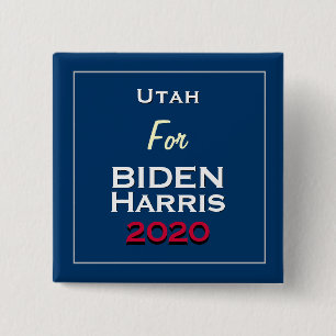 Badge Carré 5 Cm Utah pour le Carré BIDEN HARRIS 2020