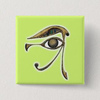 Badge Carré 5 Cm Utchat - Amulet de protection