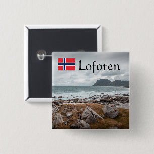 Badge Carré 5 Cm Uttakleiv Lofoten
