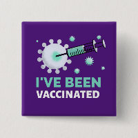 Vacciné Convid Turquoise pourpre