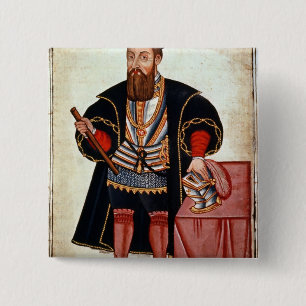Badge Carré 5 Cm Vasco da Gama, illustration
