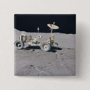 Badge Carré 5 Cm Véhicule lunaire