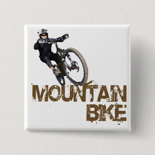 Badge Carré 5 Cm Vélo de montagne
