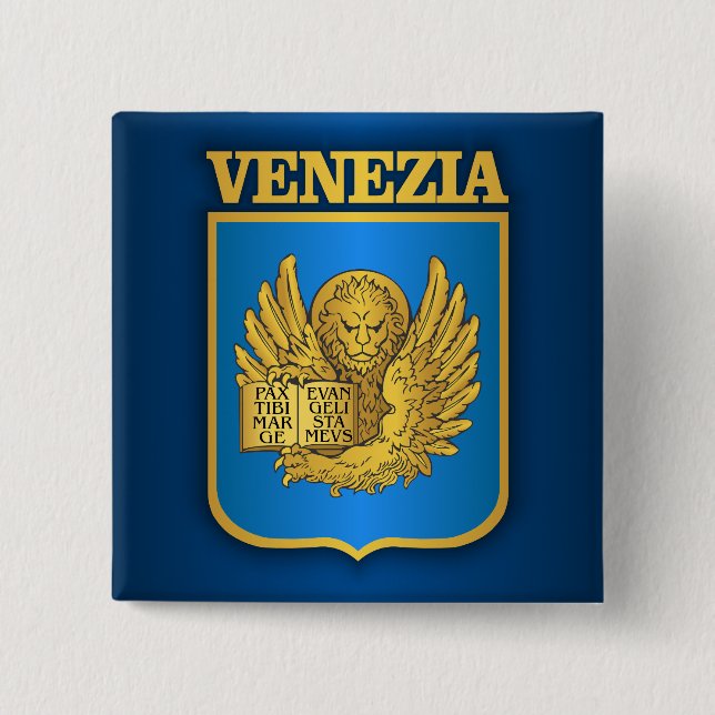 Badge Carré 5 Cm Venise (Venise) (Devant)