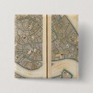 Badge Carré 5 Cm Venise Venise Venise