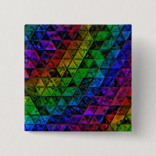Badge Carré 5 Cm Verre de fierté