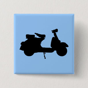 Badge Carré 5 Cm Vespa