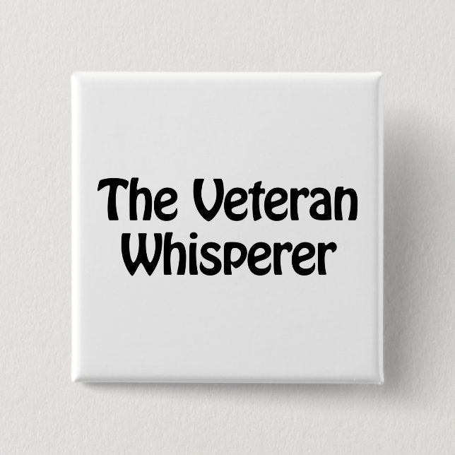 Badge Carré 5 Cm vétéran (Devant)