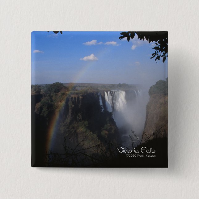 Badge Carré 5 Cm Victoria Falls 2 (Devant)