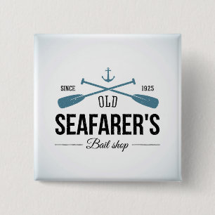 Badge Carré 5 Cm Vieux magasin d'amorce de marins