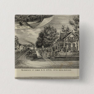 Badge Carré 5 Cm Villa Otis Price, Kansas