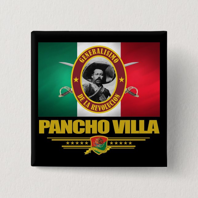 Badge Carré 5 Cm Villa Pancho 1 (Devant)