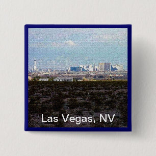 Badge Carré 5 Cm Ville de Las Vegas