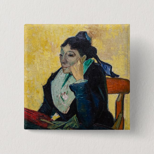 Badge Carré 5 Cm Vincent Van Gogh (Devant)