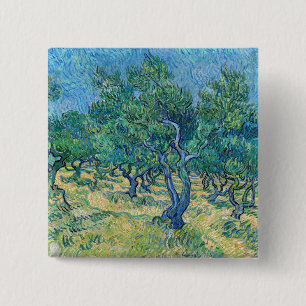 Badge Carré 5 Cm Vincent van Gogh - Oliveraie