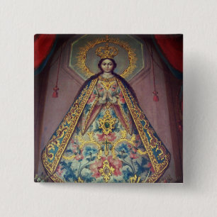Badge Carré 5 Cm Virgen de Zapopan