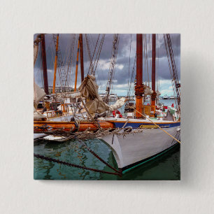 Badge Carré 5 Cm Voiliers Morred à Key West
