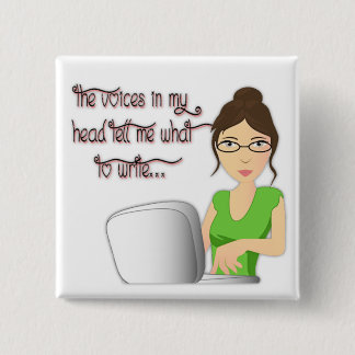 Badge Carré 5 Cm Voix d'auteur