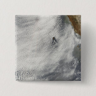 Badge Carré 5 Cm Vortexes et gloire de nuage outre d'île de