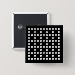 Badge Carré 5 Cm Votre logo ou votre Motif de répétition unique