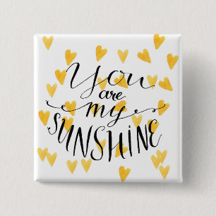 Badge Carré 5 Cm Vous êtes mon soleil