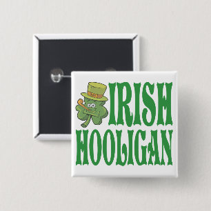 Badge Carré 5 Cm Voyou irlandais