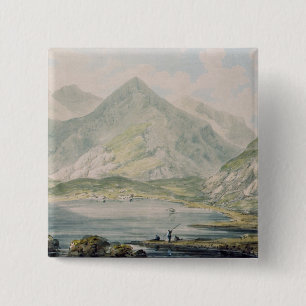 Badge Carré 5 Cm Vue de Snowdon