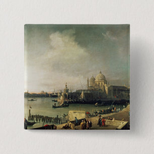 Badge Carré 5 Cm Vue de Venise