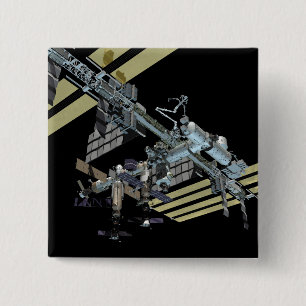 Badge Carré 5 Cm Vue générée par ordinateur 12