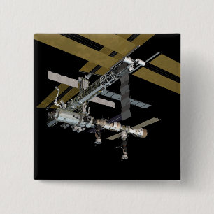 Badge Carré 5 Cm Vue générée par ordinateur 17