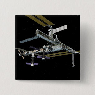 Badge Carré 5 Cm Vue générée par ordinateur 19