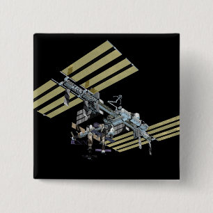 Badge Carré 5 Cm Vue générée par ordinateur 8