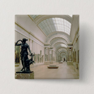 Badge Carré 5 Cm Vue intérieure du grand Galerie