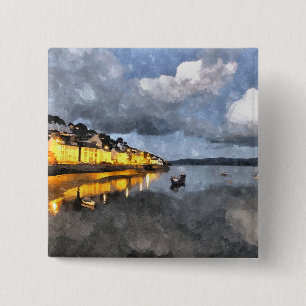 BADGE CARRÉ 5 CM VUES DU PAYS DE GALLES