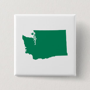 Badge Carré 5 Cm Washington en vert
