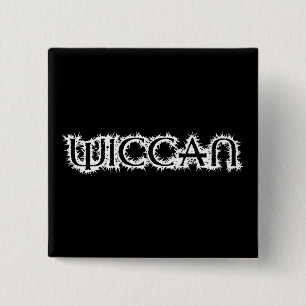 Badge Carré 5 Cm Wiccan