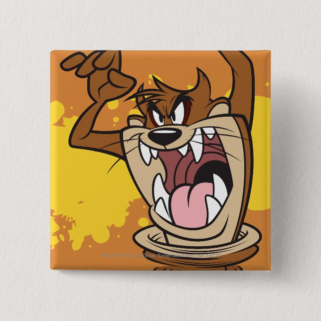 Badge Carré 5 Cm Wild TAZ™ (Devant)