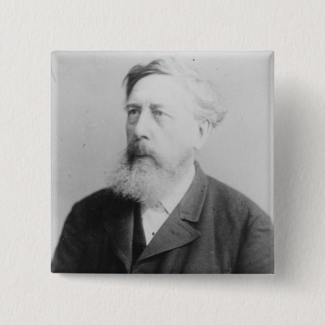 Badge Carré 5 Cm Wilhelm Liebknecht (Devant)