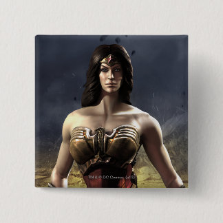 Badge Carré 5 Cm Wonder Woman