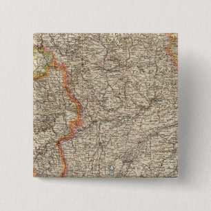 Badge Carré 5 Cm Wurtemberg, Bavière