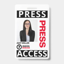 Carte de presse employé