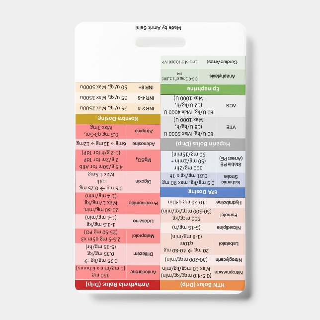 Badge Carte de référence EM (Avant)